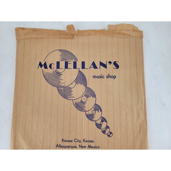 McLellan's Music Store 10" Record Sleeve - Branded - Picture 5 of 5
